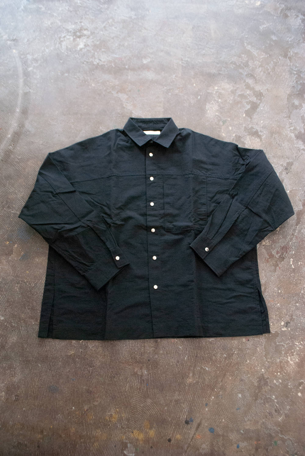 ANEI - 【ラスト1点】【19AW】ACTIVE SIDE SLIT SHIRT/ワイド