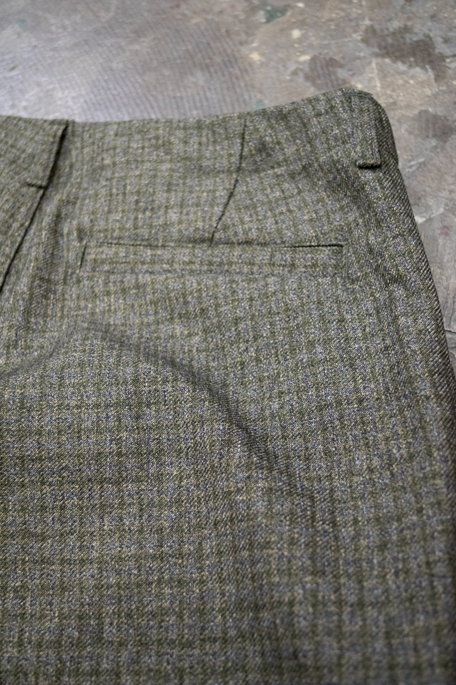 19AW STILL BY HAND 日本製 強撚ウール テーパード パンツ STILL BY HAND - 【ラスト1点】【19AW】ウールライクテーパードパンツ